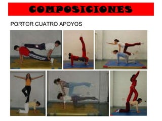 COMPOSICIONES PORTOR CUATRO APOYOS 