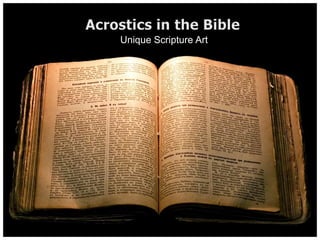 Unique Scripture Art
 