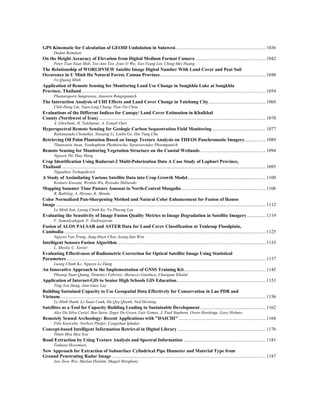 Asian Conference on Remote Sensing 31st proceedings | PDF