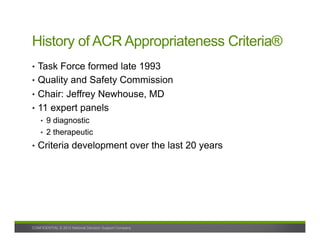 ACR Select: Clinical Decision Support Imaging Guidelines | PDF
