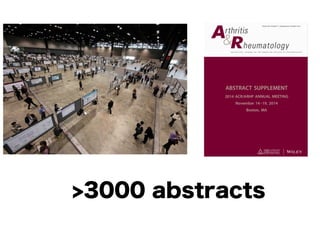 >3000 abstracts
 