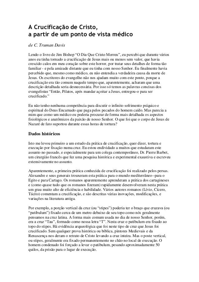 A crucificação de cristo A crucificação de cristo