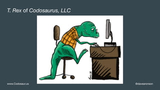 @davearonsonwww.Codosaur.us
T. Rex of Codosaurus, LLC
 