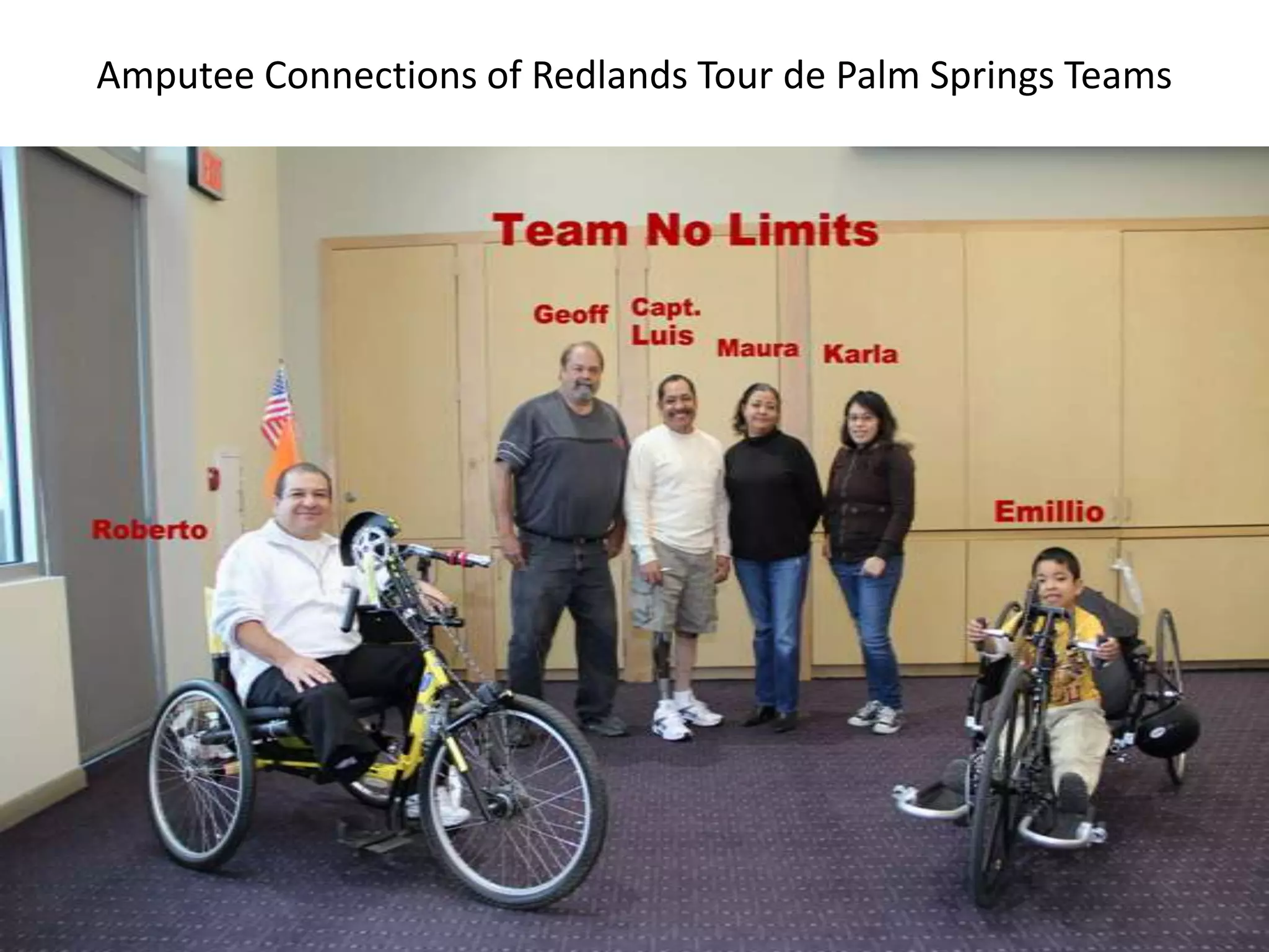 Amputee Connections of Redlands Tour de Palm Springs Teams
 