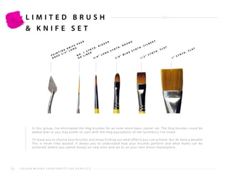 acrylic painitng cheat sheets for painting | PDF