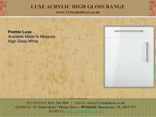 Acrylic High Gloss Kitchen Doors