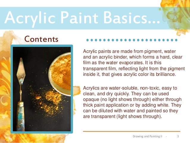 acrylic paint tools tips and techniques