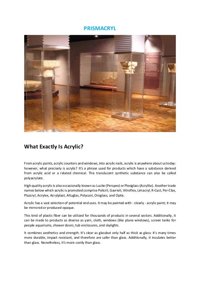 Acrylic Products