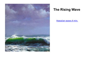 The Rising Wave
Hawaiian waves 4 min.
 