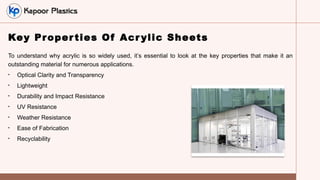 Acrylic Sheets A Comprehensive Guide to Their Properties, Benefits, and ...
