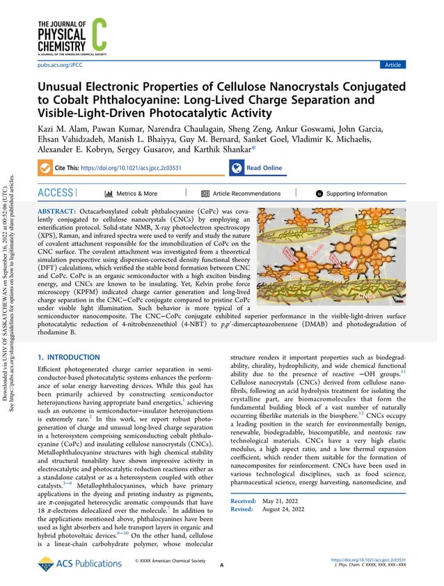 Unusual Electronic Properties of Cellulose Nanocrystals Conjugated to