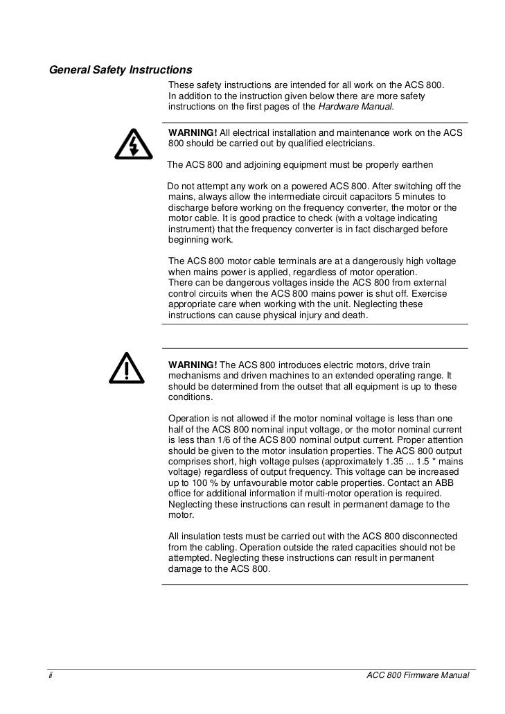 acs 800 crane drive control firmware manual 7 2 2006 06 20