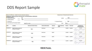 DDS Report Sample
 