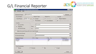 G/L Financial Reporter
 