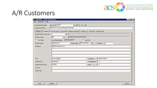 A/R Customers
 