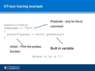 Performance analysis and troubleshooting using DTrace | PPTX