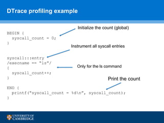 Performance analysis and troubleshooting using DTrace | PPTX