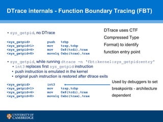 Dtrace Visual Analysis Performance analysis and troubleshooting using DTrace | PPTX