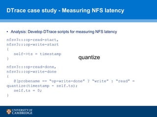 Performance analysis and troubleshooting using DTrace | PPTX