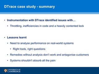 Dtrace Visual Analysis Performance analysis and troubleshooting using DTrace | PPTX