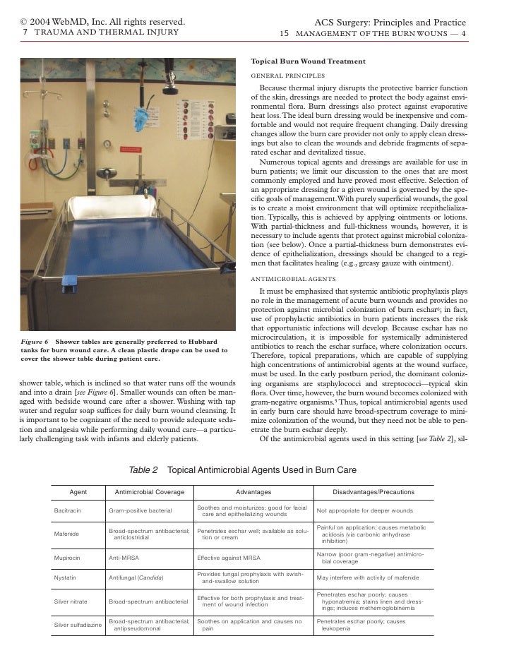 Acs0715 Management Of The Burn Wound