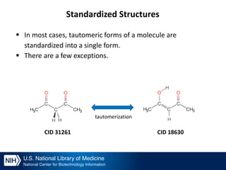 Chemical Structure Standardization and Synonym Filtering in PubChem | PPTX