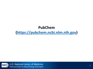 Chemical Structure Standardization and Synonym Filtering in PubChem | PPTX