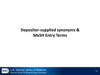 Chemical Structure Standardization and Synonym Filtering in PubChem | PPTX