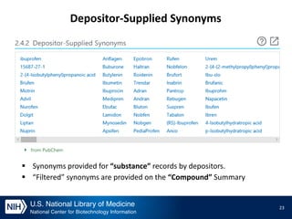 Chemical Structure Standardization and Synonym Filtering in PubChem | PPTX