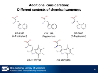 Chemical Structure Standardization and Synonym Filtering in PubChem | PPTX