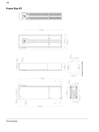 Technical Data
188
Frame Size R7
USgland/conduitplate
 
