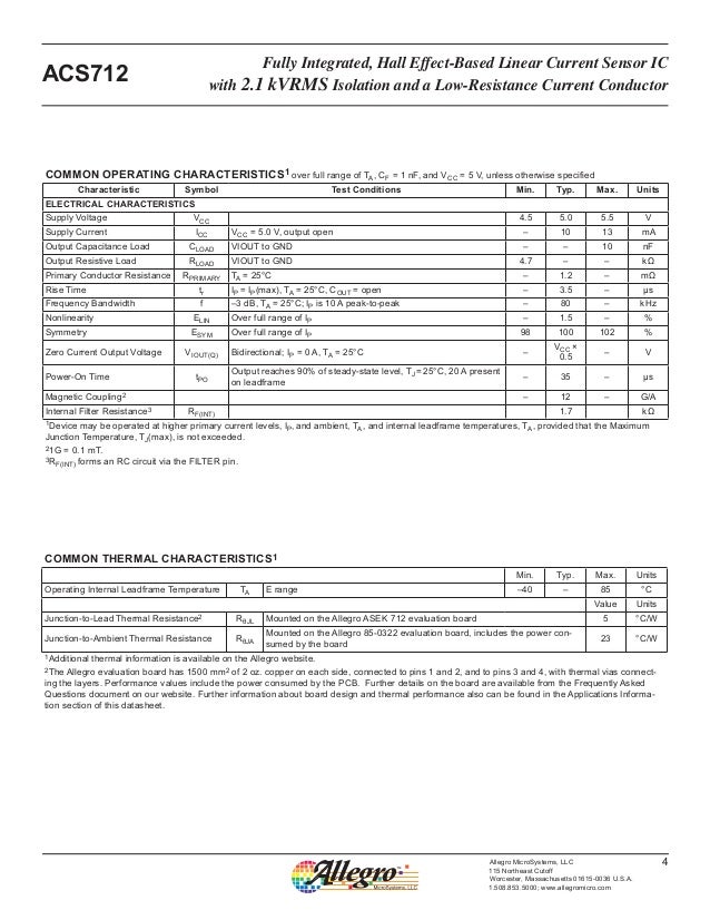 Acs712 datasheet