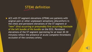 Acute coronary syndrome and myocardial infarction | PDF