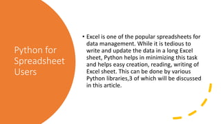 PYTHON FOR SPREADSHEET USERS.pptx