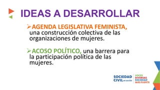 Agenda legislativa feminista - Derechos de las mujeres | PDF
