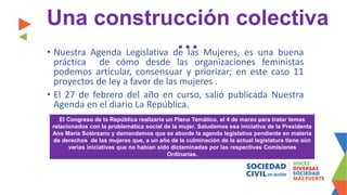 Agenda legislativa feminista - Derechos de las mujeres | PDF