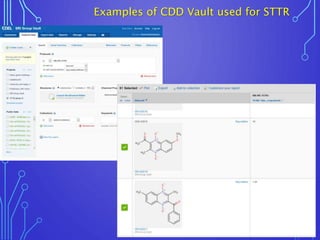 Examples of CDD Vault used for STTR
 