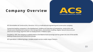 Comprehensive Overview of ACS Group: Global Engineering and ...