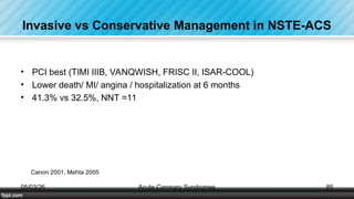 Acute coronary syndrome management update.ppt
