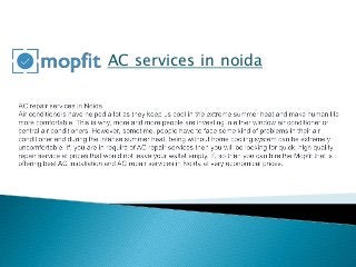 AC services in noida
 