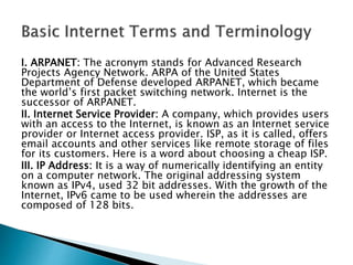 Acsess and Use Internet To access and use | PPTX