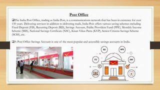 Post Office
The India Post Office, trading as India Post, is a communications network that has been in existence for over...