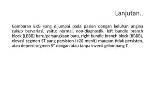 gejala dan tanda acute coronary syndrome | PPT