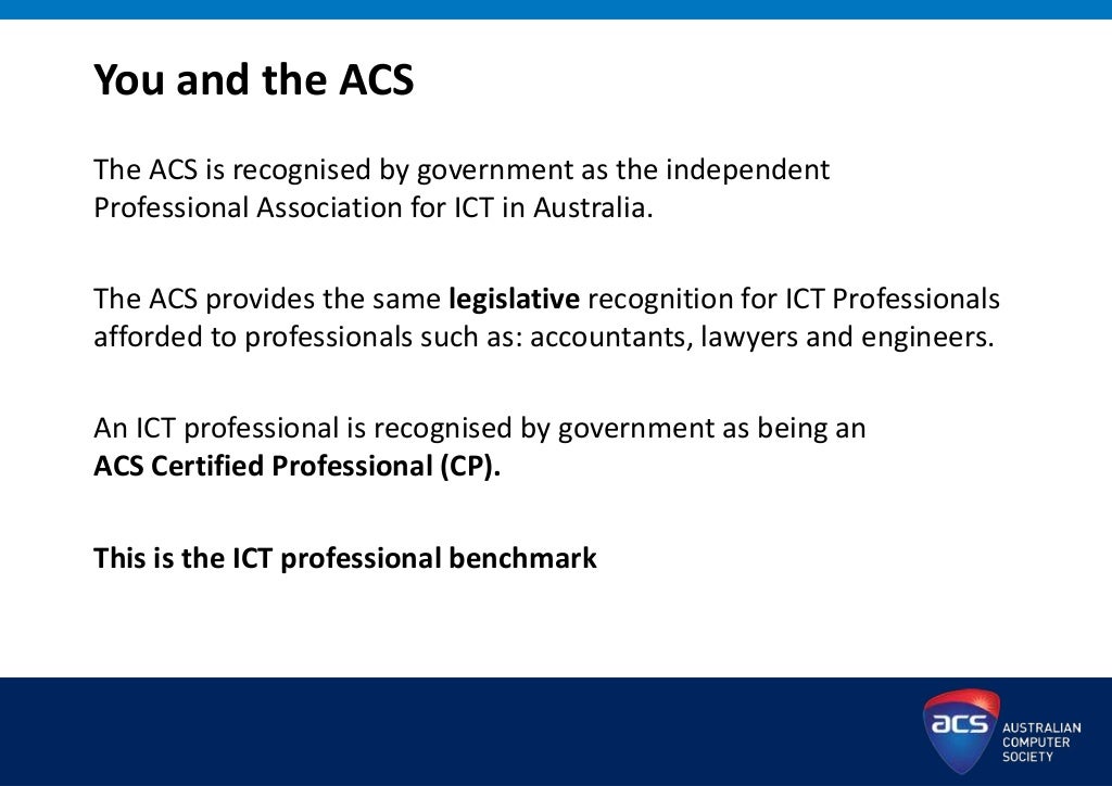 ACS Membership and Certification