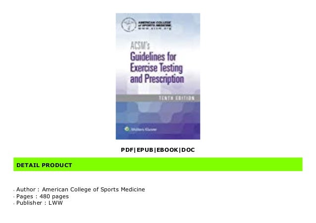 [PREMIUM]ACSM�s Guidelines for Exercise Testing and
