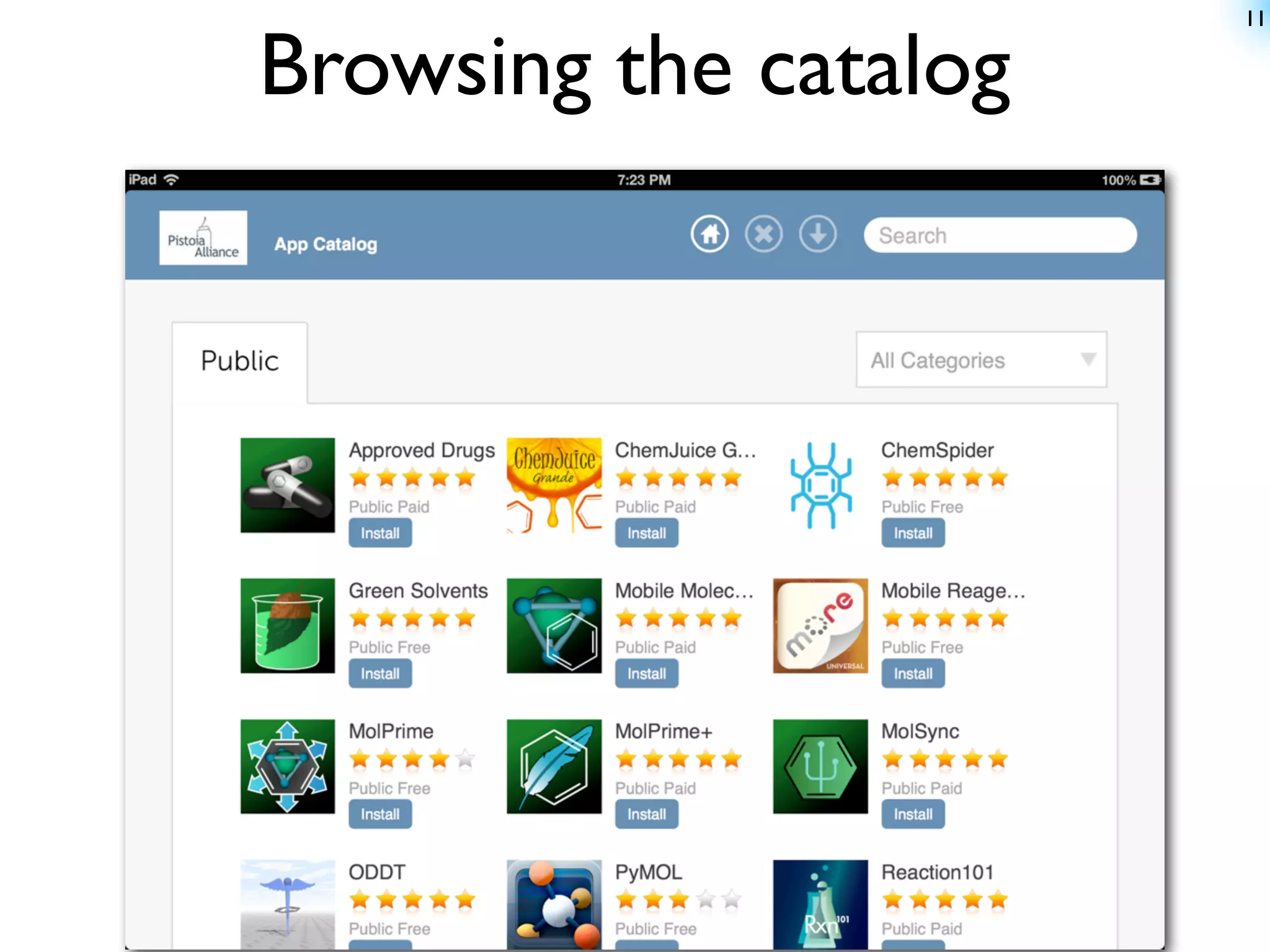 11


Browsing the catalog
 