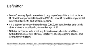 ACS –Pathogenesis, Presentation and Treatment.pptx