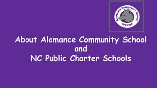 Alamance Community School Presentation - 2/17/20 Update | PPT