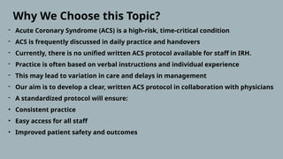 Acs Routine ACS PROTOCOL acute coronary syndrom.pptx
