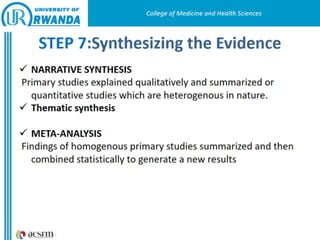 Introduction to Systematic Reviews and Meta-analyses by Dr Thierry ...